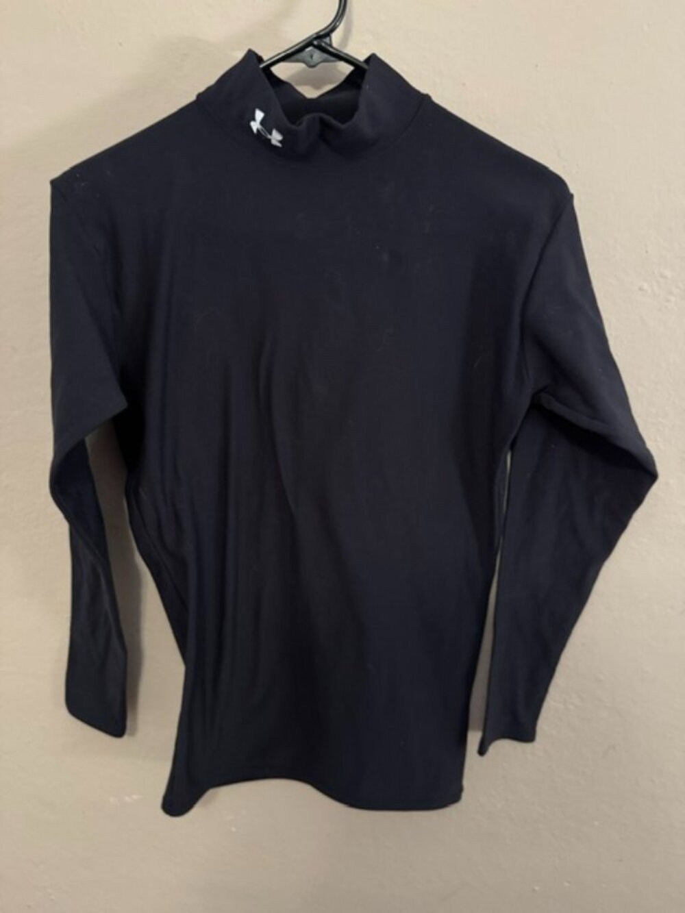 Women's Under Armour Cold Gear black long-sleeve turtleneck
